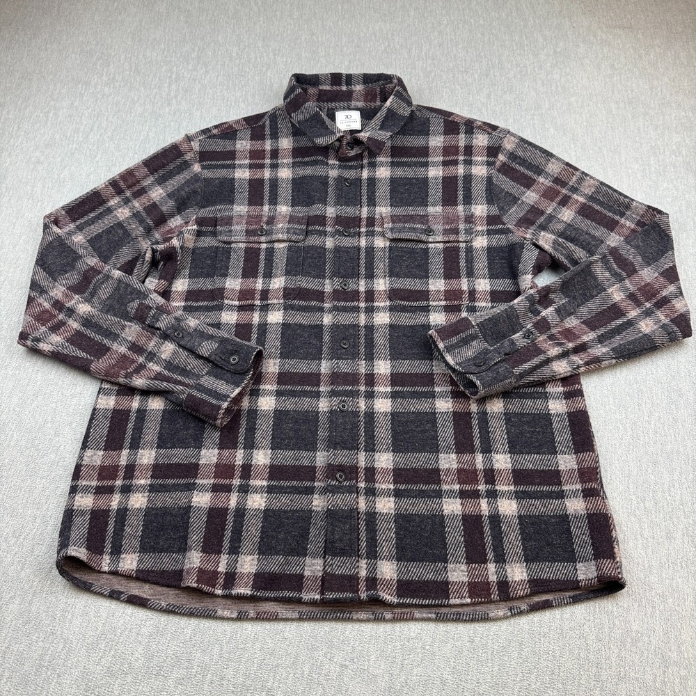 7‎ Diamonds Generation Shirt Mens 2XL Multicolor Plaid Flannel Soft Long Sleeves